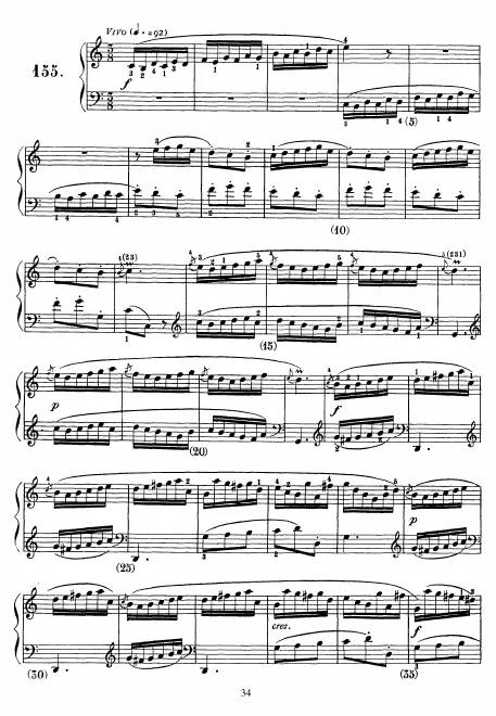 First page of Keyboard Sonata in C major