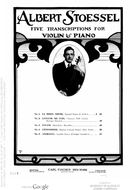 First page of Pavan