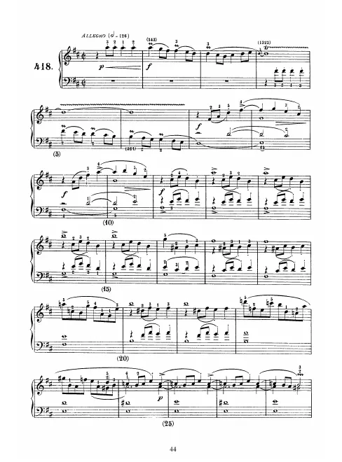 First page of Keyboard Sonata in D major