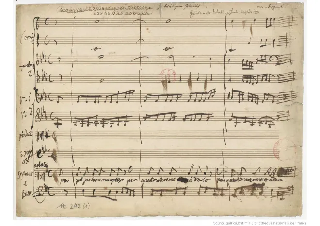 First page of Galimathias musicum