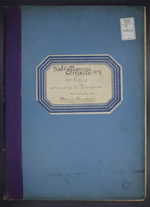 First page of Violin Concerto No.5