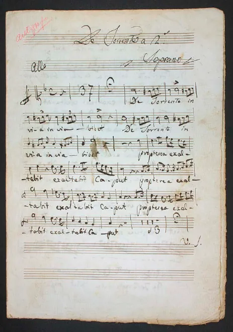 First page of De torrente