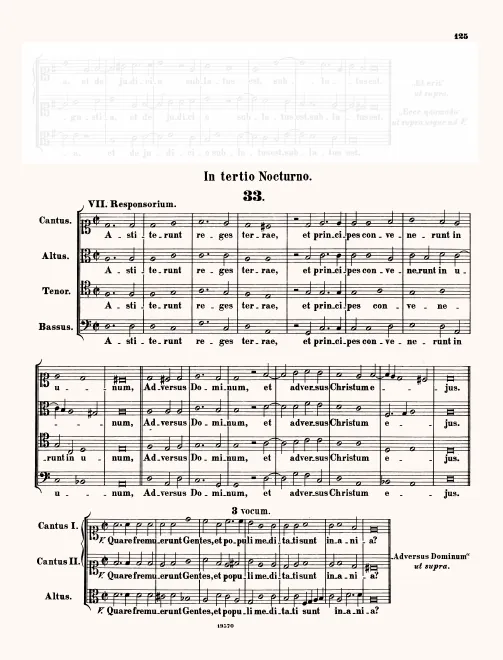 First page of Astiterunt reges terrae
