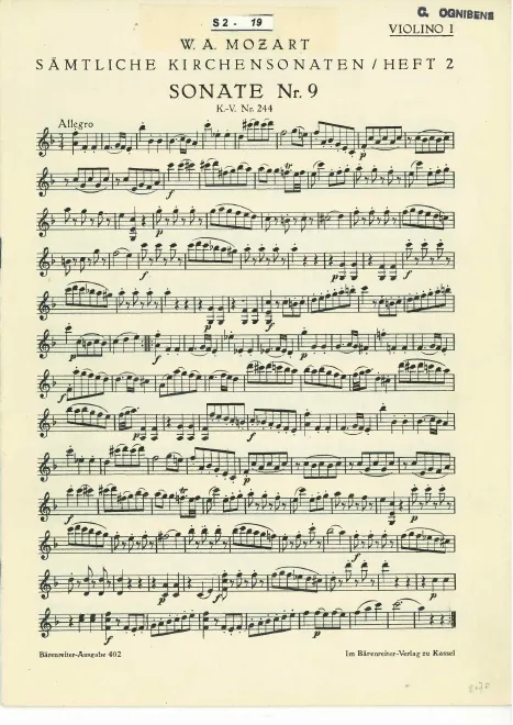 Violins I