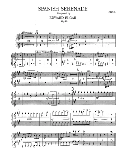 Oboe 1, 2