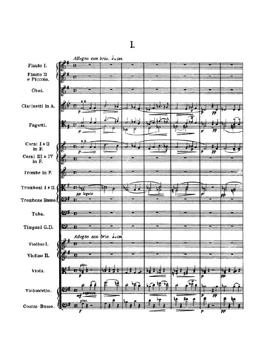 First page of Symphony No.8