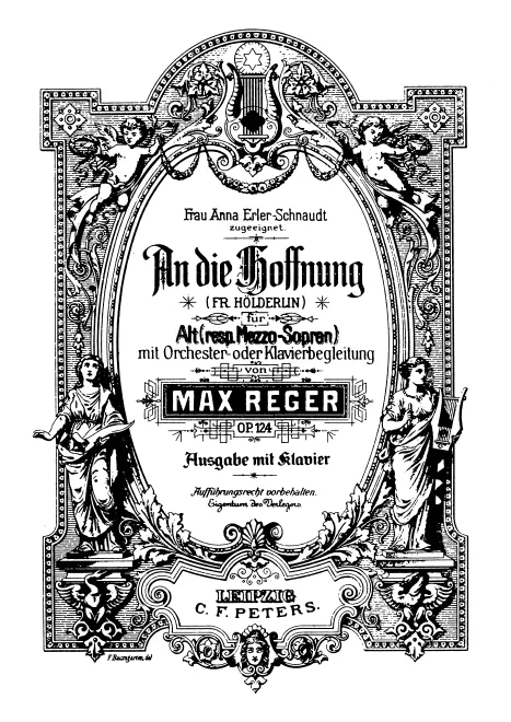 First page of An die Hoffnung
