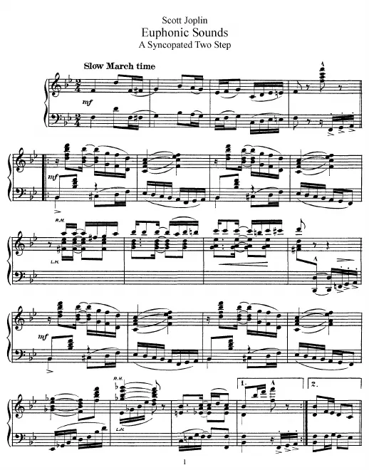 First page of Euphonic Sounds