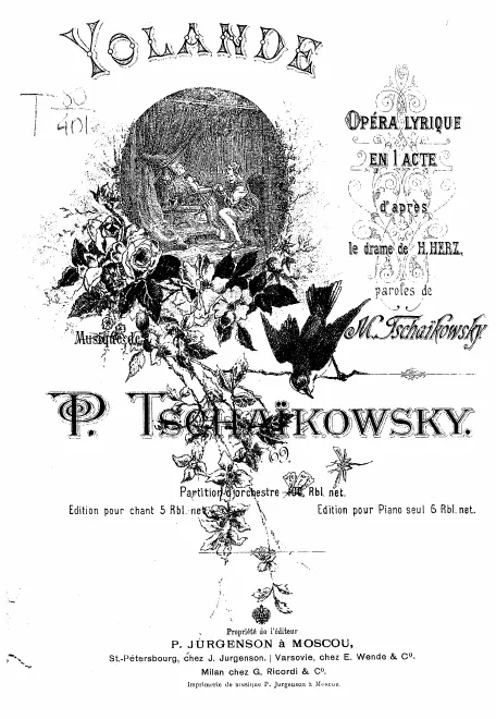 First page of Iolanta
