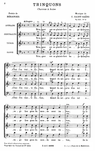 First page of 2 Choruses