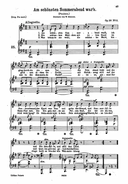 Complete Score (low key, )