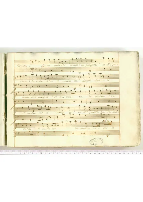 First page of Lumi dolenti, tempo è di piangere