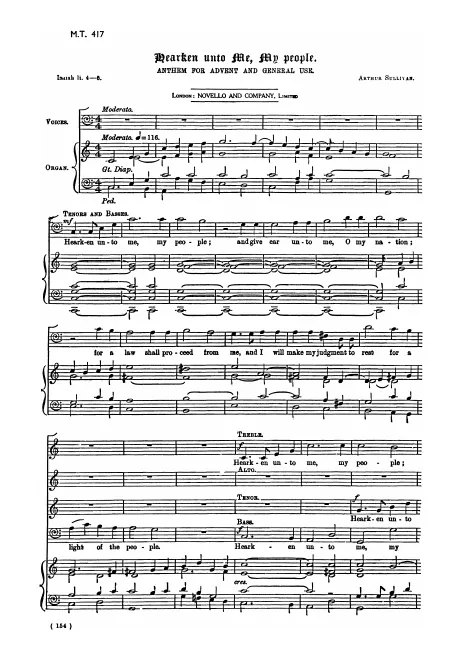 First page of Hearken unto Me, My People