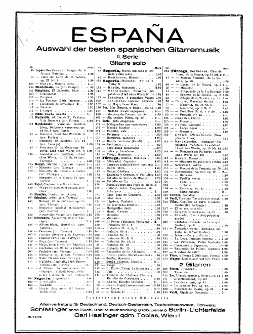 First page of Sueño Trémolo