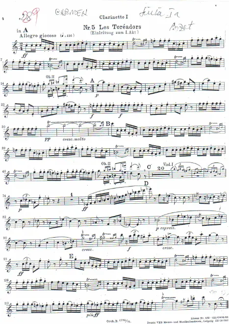 Clarinet 1