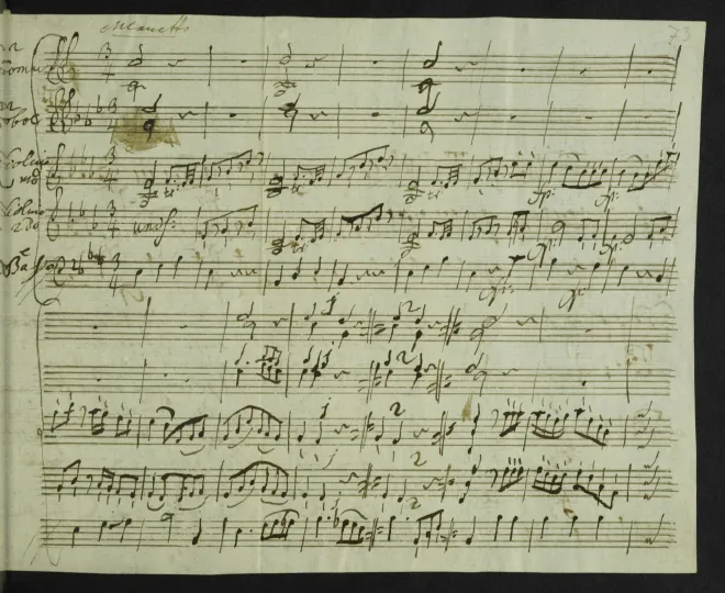 First page of Minuet