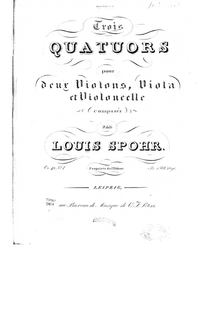 First page of String Quartet No.12