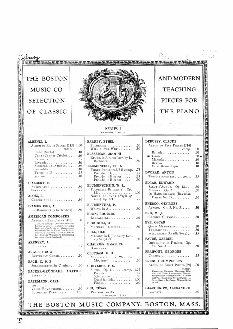 First page of Danse