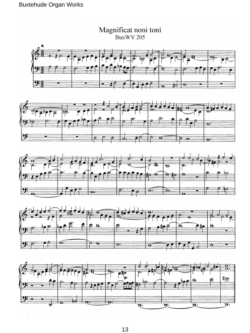 First page of Magnificat noni toni
