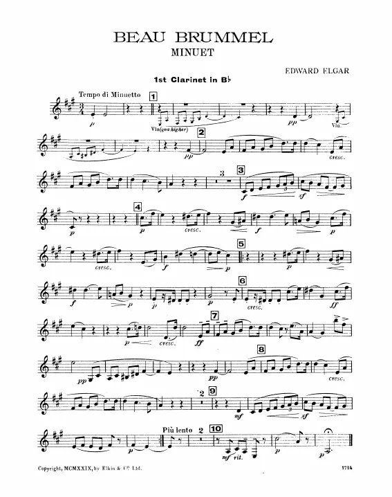 Clarinet 1 (B)