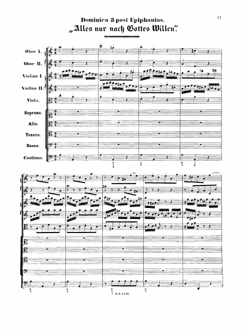 First page of Alles nur nach Gottes Willen
