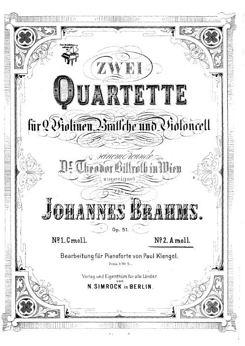 First page of String Quartet