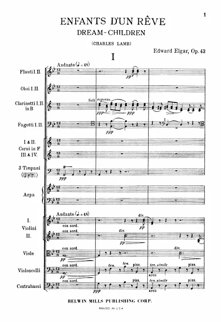 First page of Dream Children