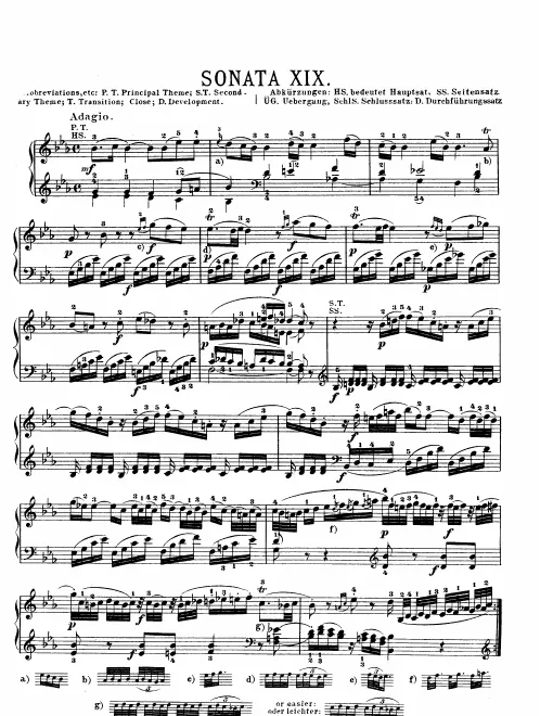 First page of Piano Sonata No.4