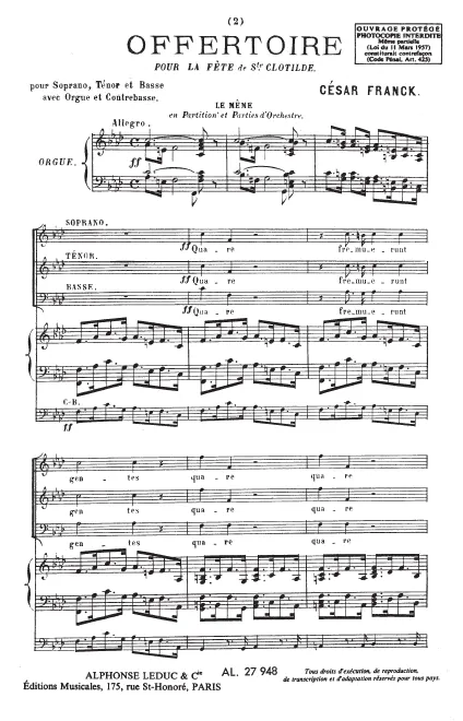 First page of Quare fremuerunt gentes
