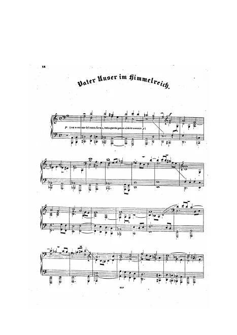 First page of Vater unser im Himmelreich