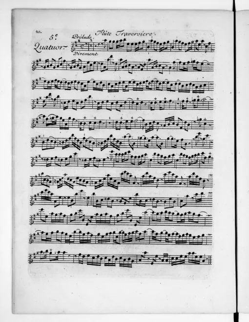 First page of Suite à 4