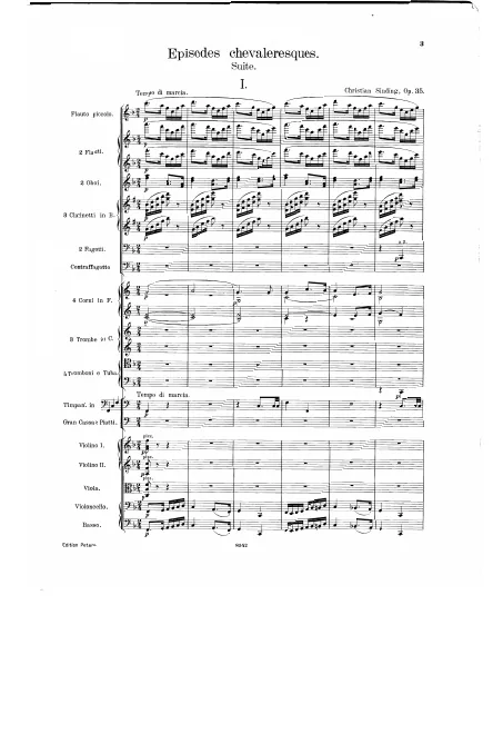 First page of Episodes chevaleresques