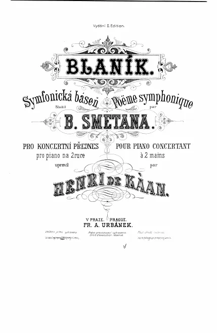 First page of Blaník