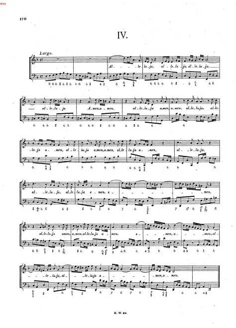 First page of Antiphon in D minor