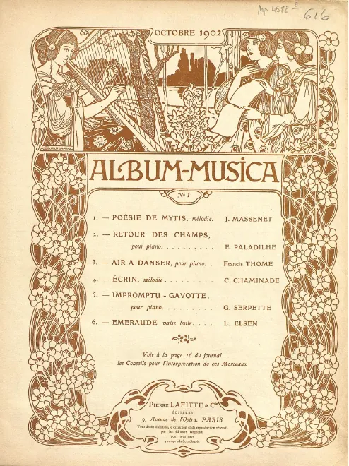 First page of Poésie de Mytis