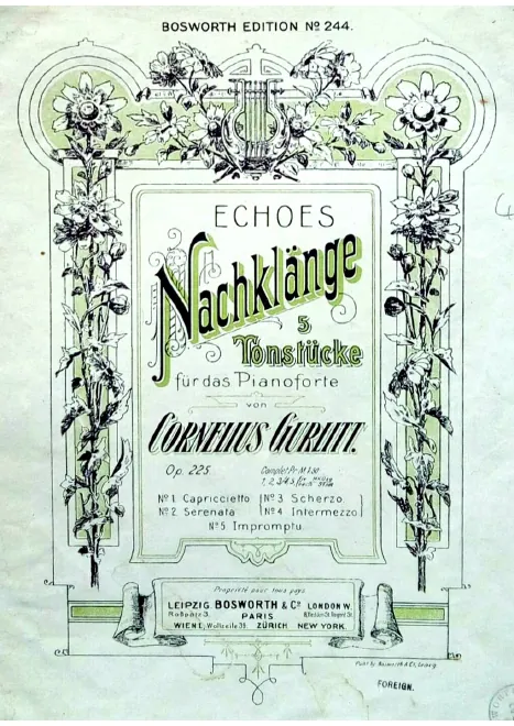 First page of Nachklänge