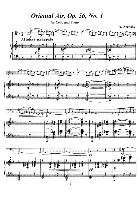 First page of 4 Morceaux