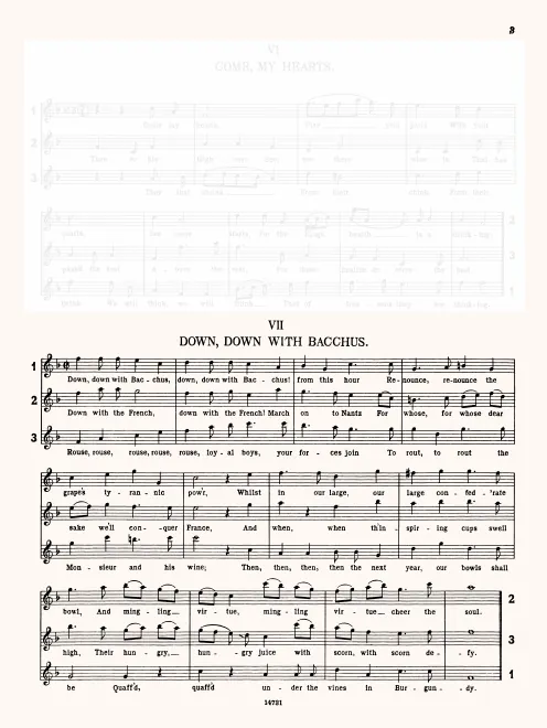 First page of Down, Down with Bacchus
