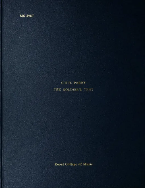 First page of The Soldier's Tent
