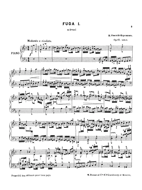 First page of 6 Fugues