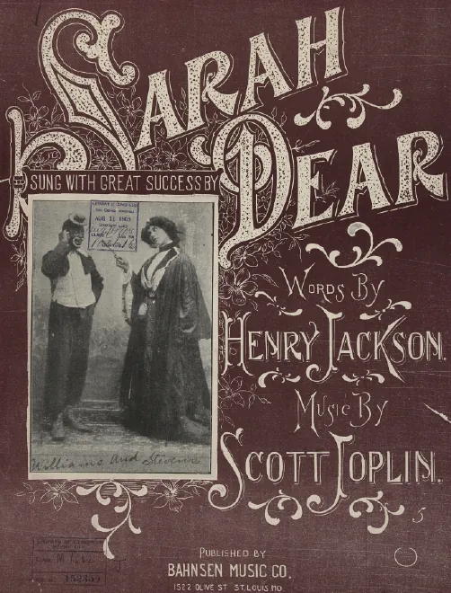First page of Sarah Dear