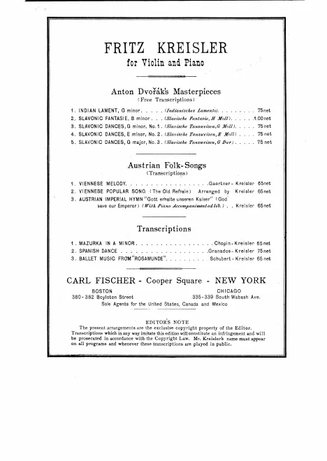 First page of Slavonic Fantasie