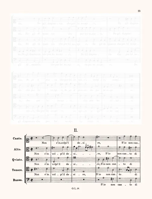 First page of Non s'incolpi'l desire