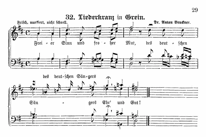 First page of Freier Sinn und froher Mut