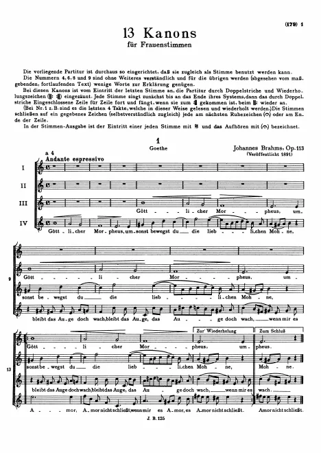 First page of 13 Canons