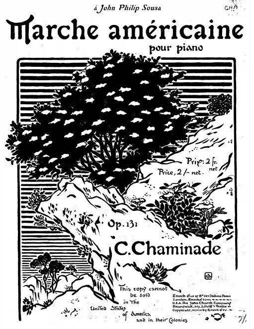 First page of Marche américaine