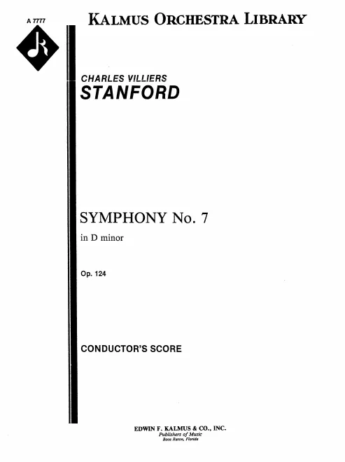 First page of Symphony No.7 in D minor