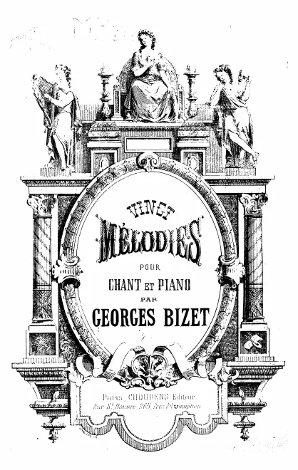First page of 20 Mélodies
