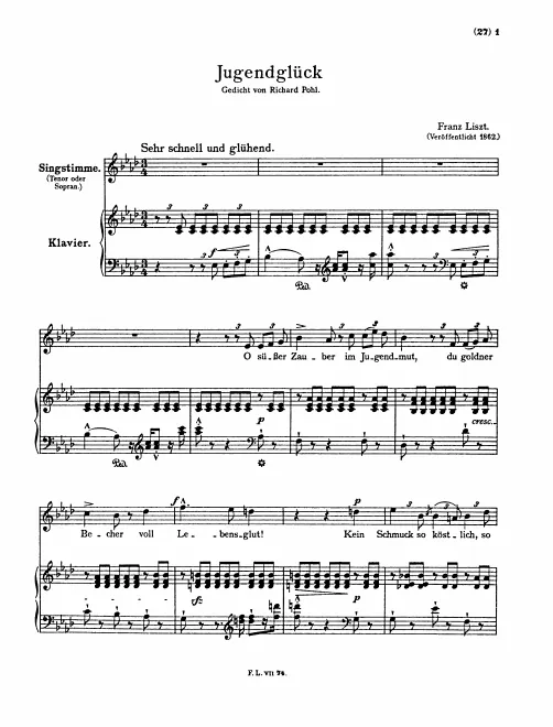 First page of Jugendglück