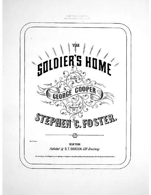 First page of The Soldier's Home